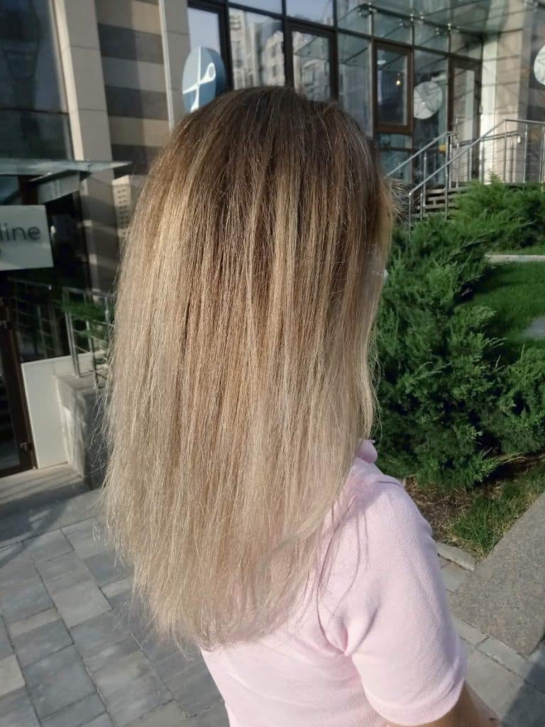 Фарбування волосся блонд